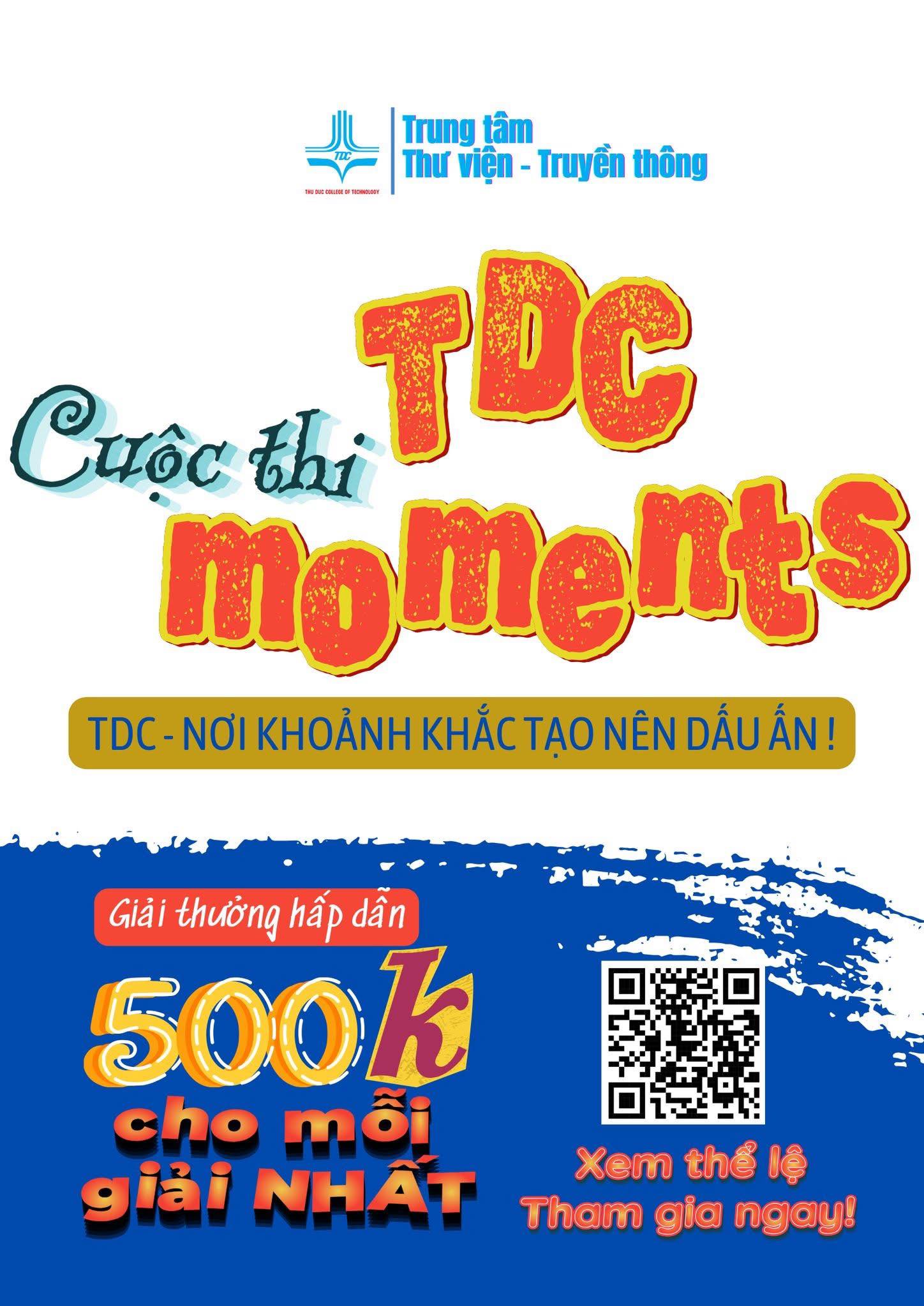 Thông báo về việc tổ chức cuộc thi "TDC - moment"